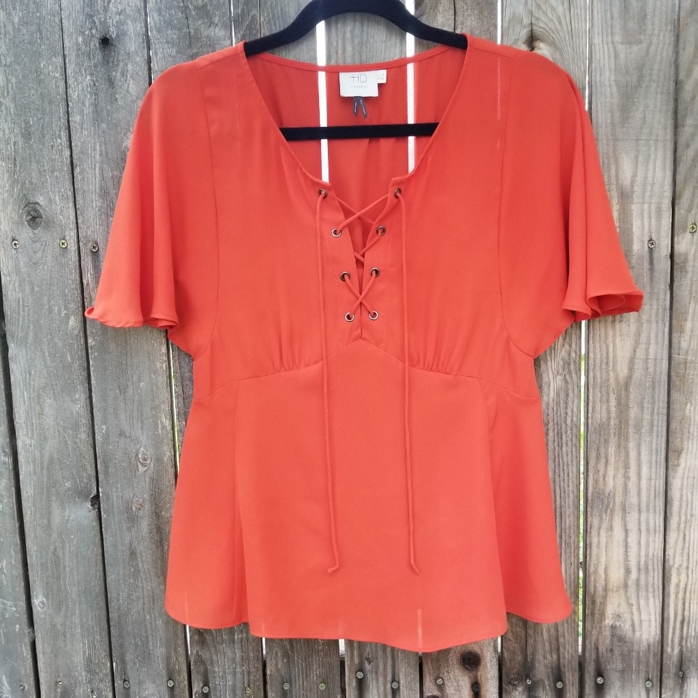 Anthropologie HD in Paris  palo alto lace up top